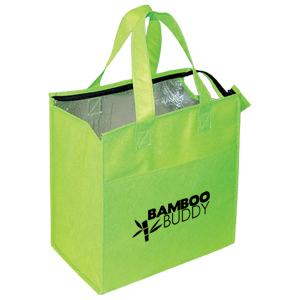 NW5462
	-NON WOVEN INSULATED GROCERY TOTE
	-Lime Green